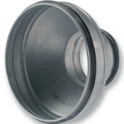 RDG-200150 - Spirobuis verloopstuk met afdichtingsrubber - Ø200 naar Ø150mm