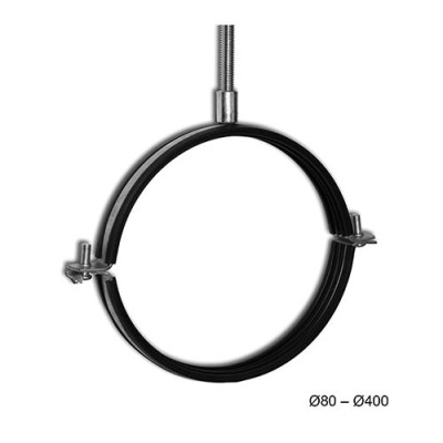 OBMC-315 - Ophangbeugel voor buis Ø315 met rubber inlage - staal