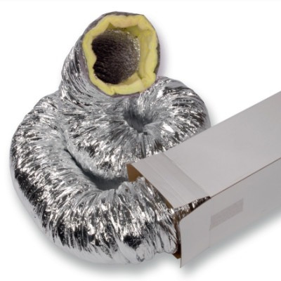 SONO25-127-3M - Thermisch geïsoleerde flexibele ventilatieslang - diameter 127 mm - lengte 3 meter