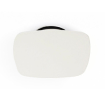 RVV 125 - Ventilatieventiel toevoer/afvoer Ø116/Ø125 75m³/h - vierkante frontplaat regelbaar - kunststof wit