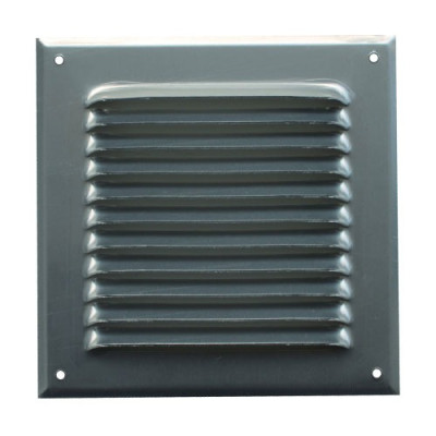 BLR-0 340 x 340 mm (BxH) - Opbouwrooster - aluminium