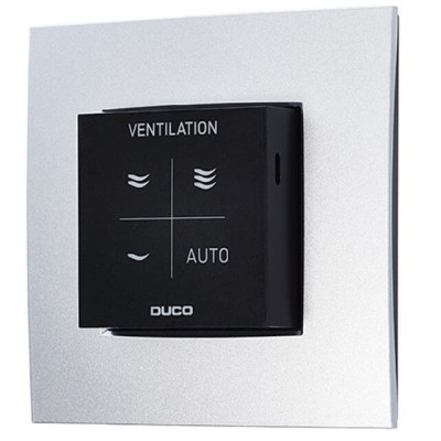 DU00004605 - Duco vocht ruimtesensor - RF 230V Zwart