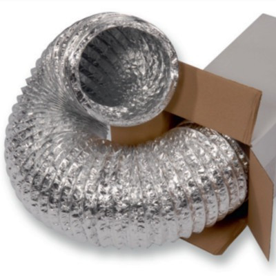 Aluflex AA3 DIA 127 L=5M - Flexibele gelamineerde ventilatieslang Ø127 lengte 5 meter - aluminium