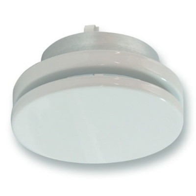 SVA-160-RAL9016 - Ventilatieventiel afvoer staal met verstelbare kern - 160mm